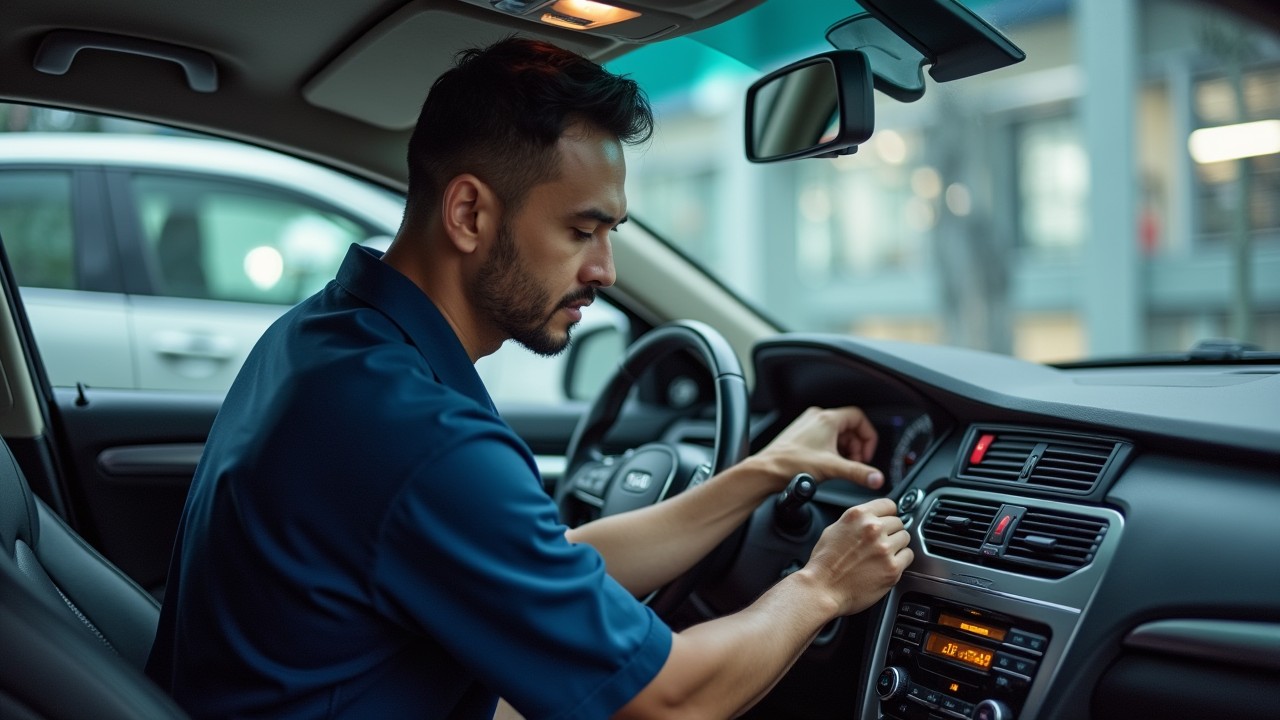 Car air conditioning repair