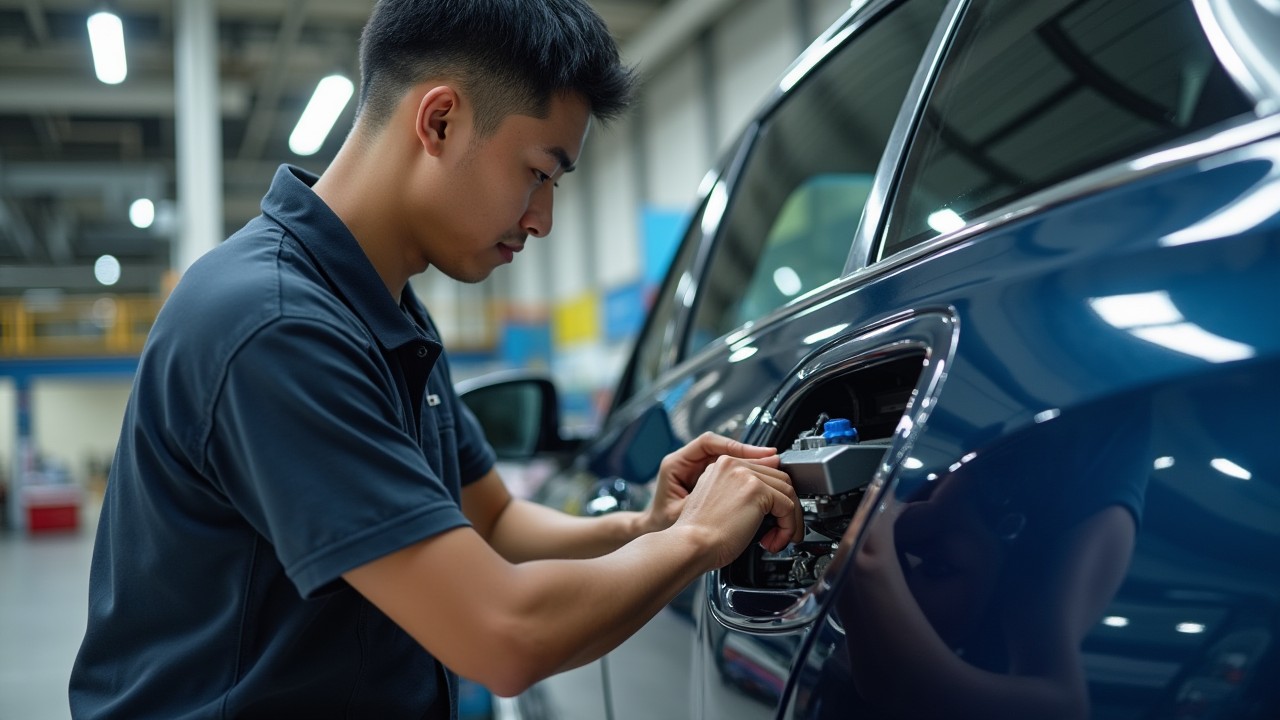 Car battery replacement