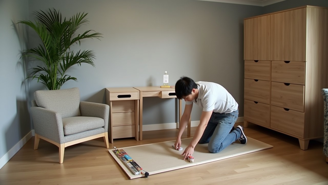Office furniture assembly